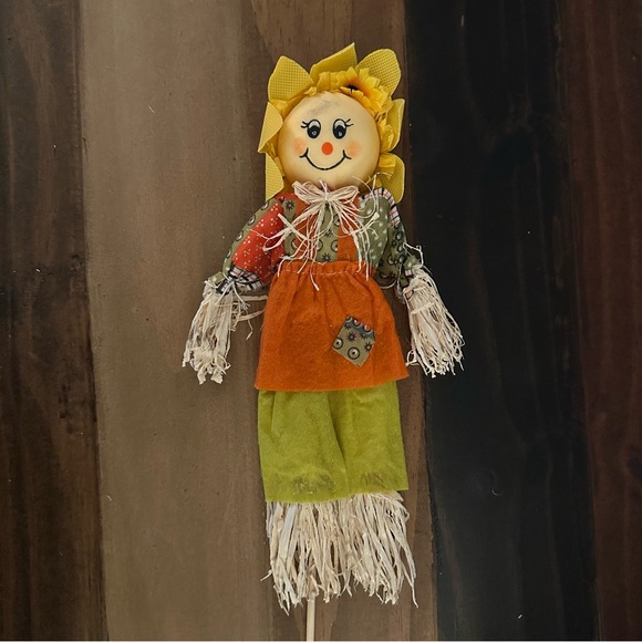 Set of 5 Fall Whimsical Scarecrow Picks - Picture 3 of 8